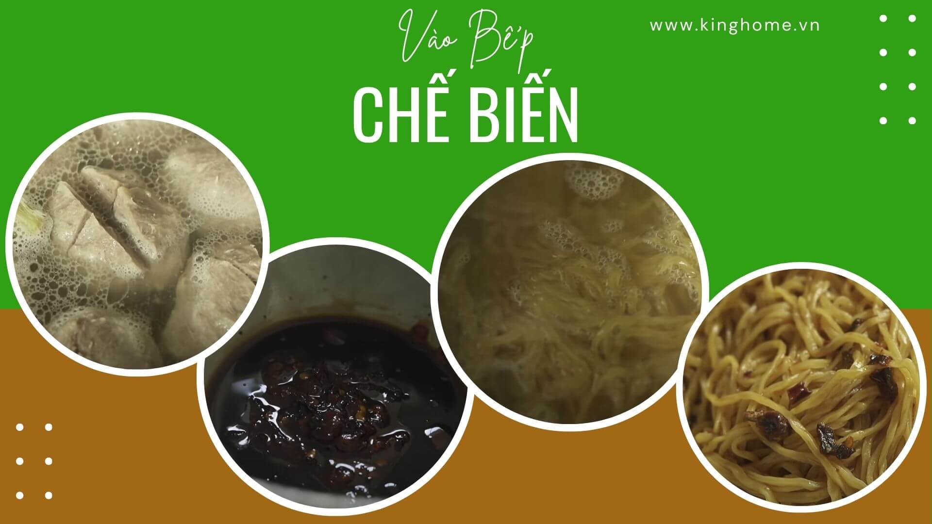 Chế biến mì bò viên