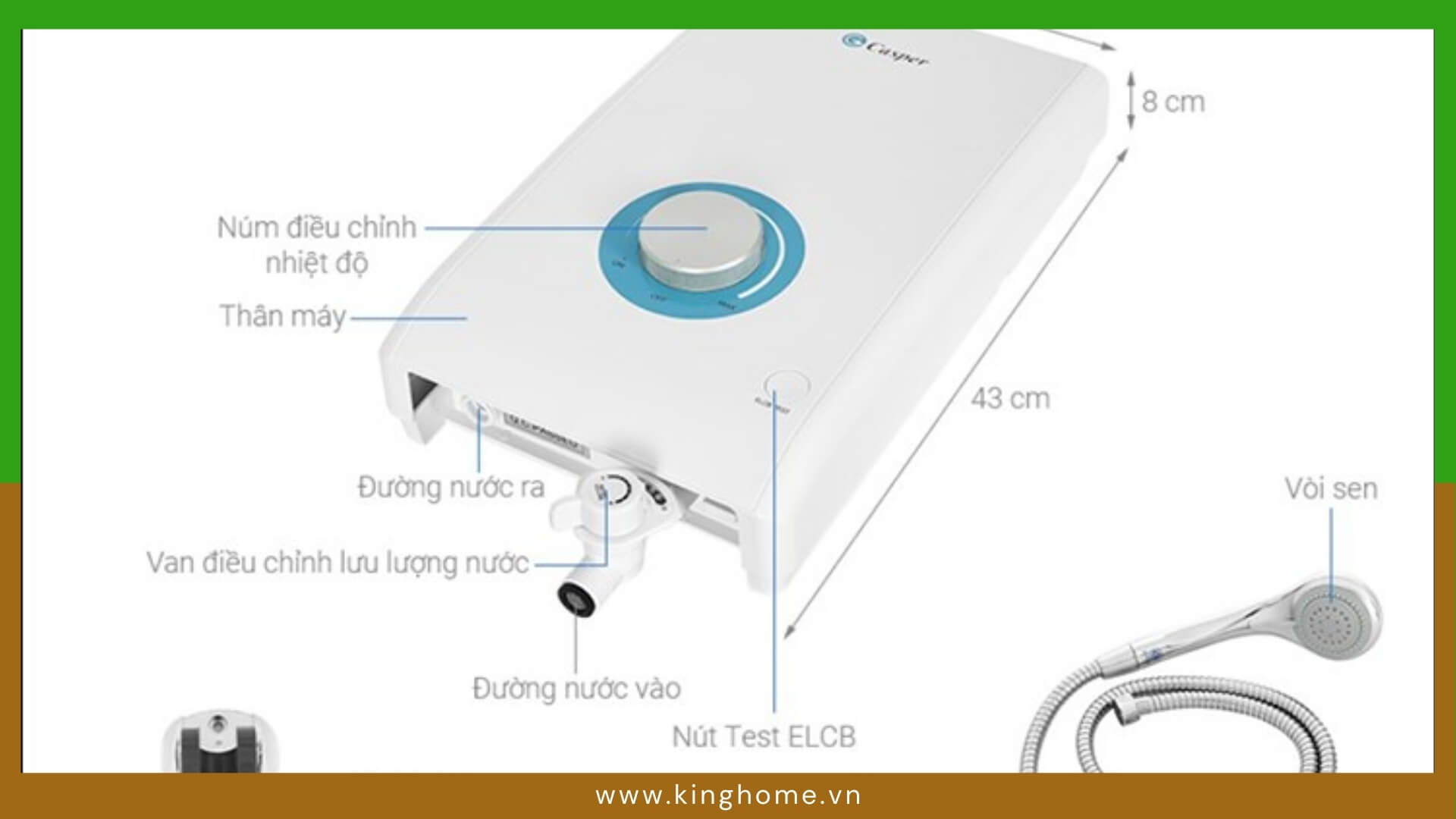 Nguyên lý hoạt động của cảm biến lưu lượng trên máy nước nóng