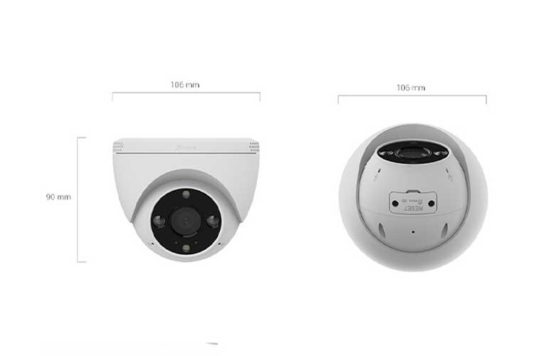 Camera WiFi bán cầu thông minh Ezviz H4 2K (3MP)