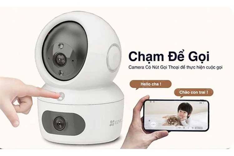 Camera WiFi ống kính kép Ezviz H7C (4MP+4MP)