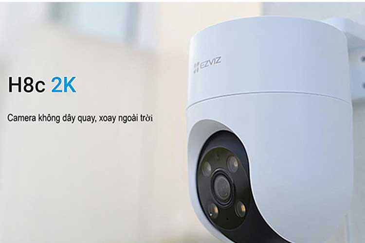 Camera Wifi quay quét Ezviz CS-H8C 2K 3MP Pro Color