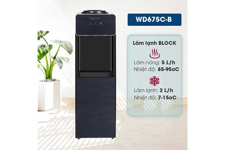 Cây nước nóng lạnh Fujihome WD675C-B