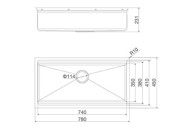 Chậu rửa chén Mallloca Slide MS 781