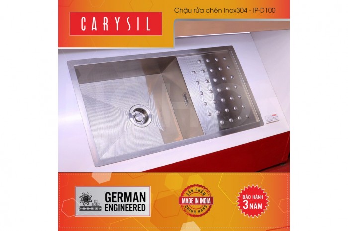Chậu rửa chén inox Carysil IP-D100