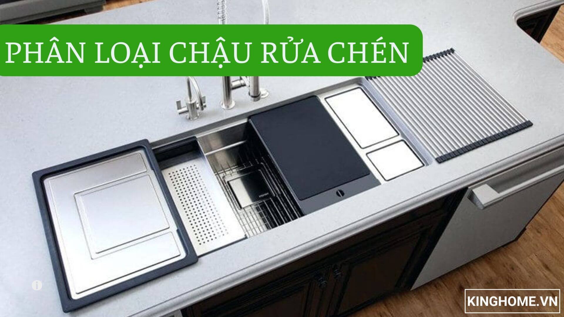 Phân loại chậu rửa chén