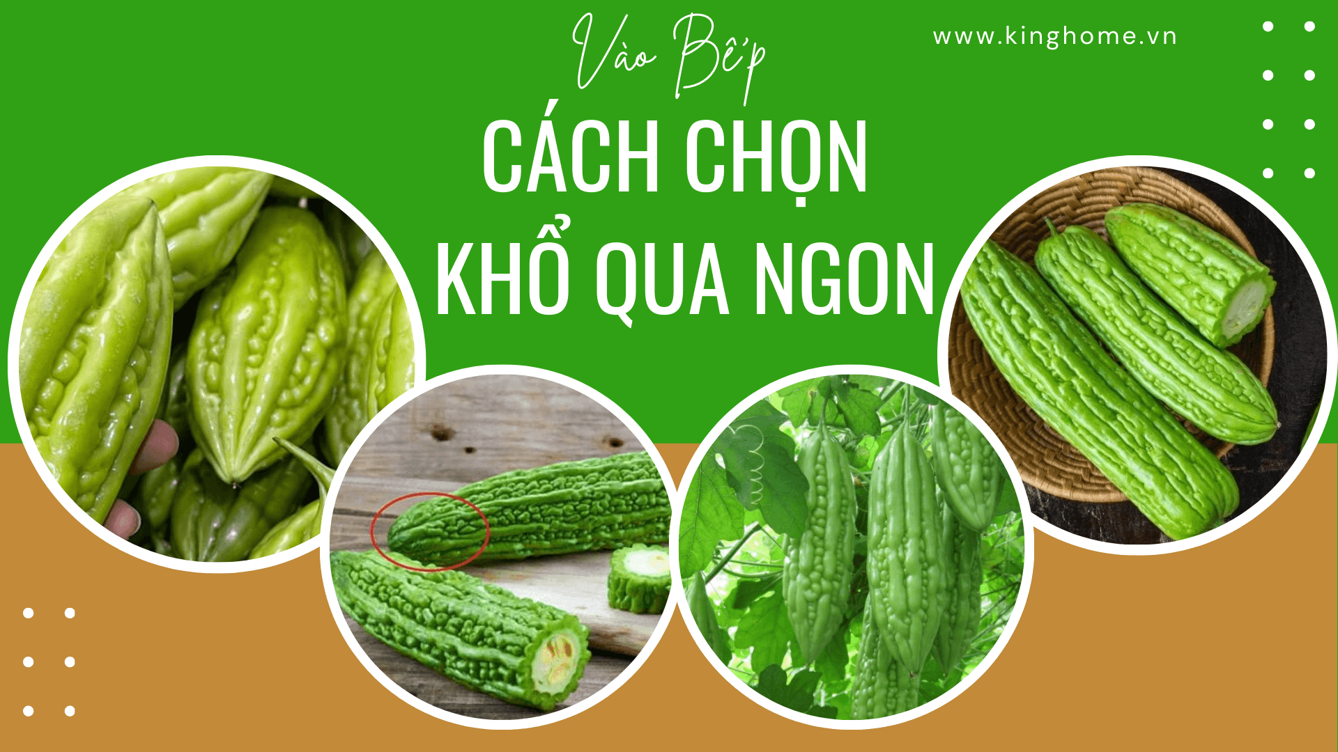 Cách chọn khổ qua ngon