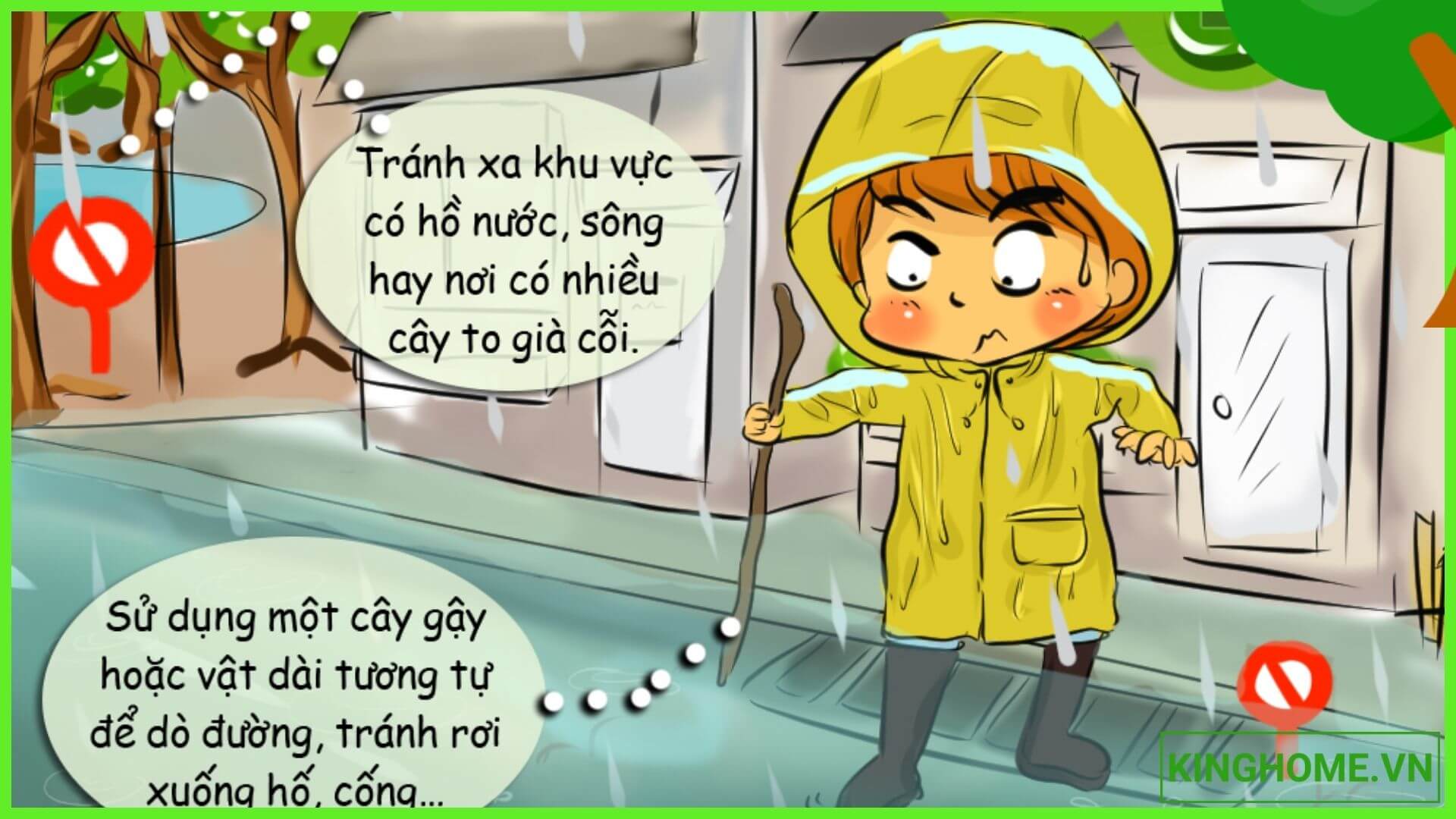 Những điều cần tránh khi đi ngoài mưa