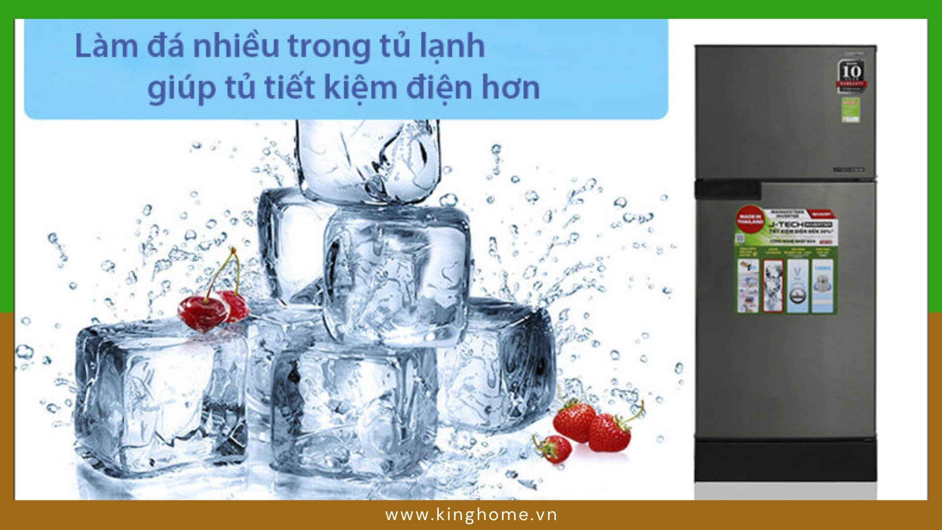 Có nên làm nhiều đá trong tủ lạnh hay không?