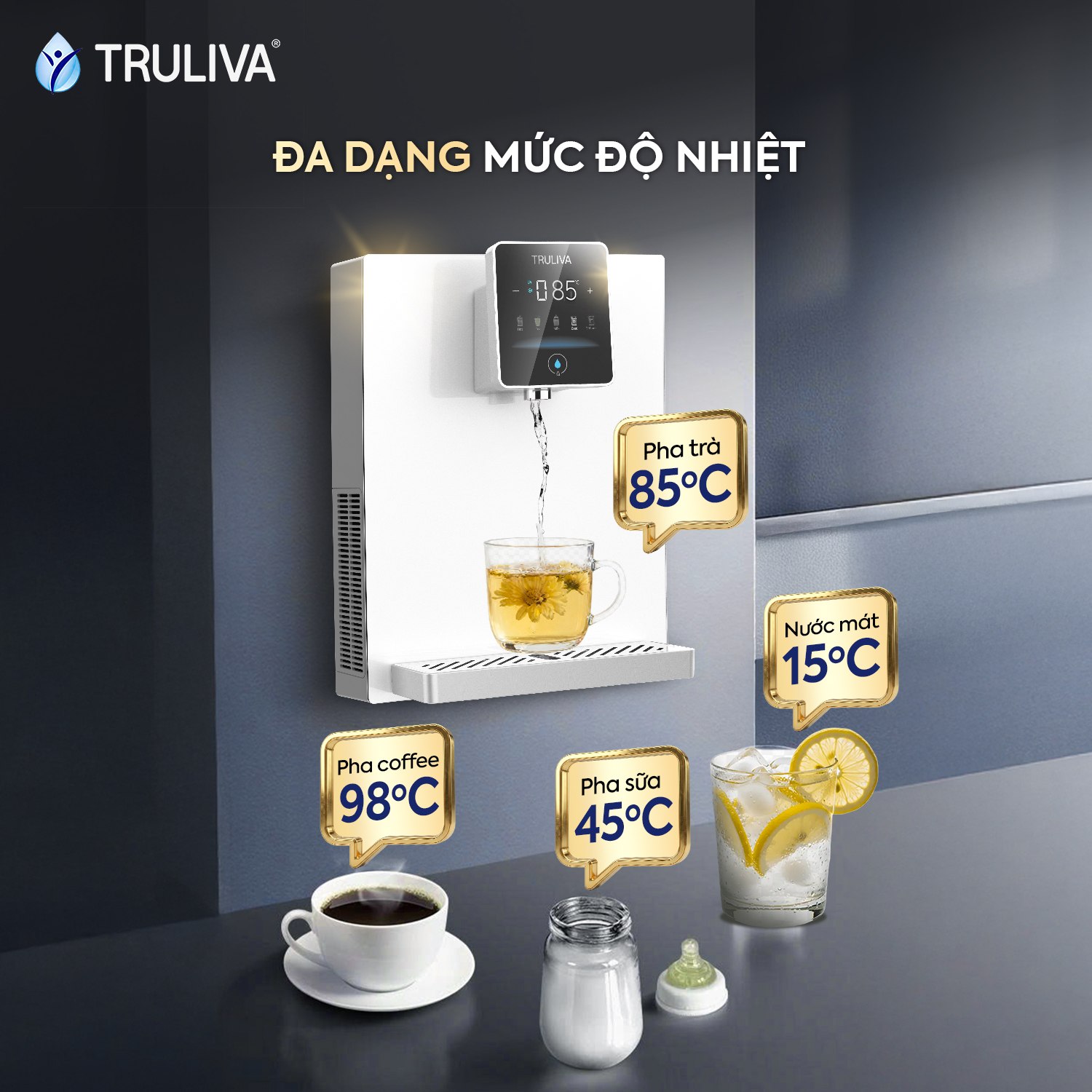 Combo Lọc+Nóng+Lạnh+Nguội UR3626 Eco + W6412