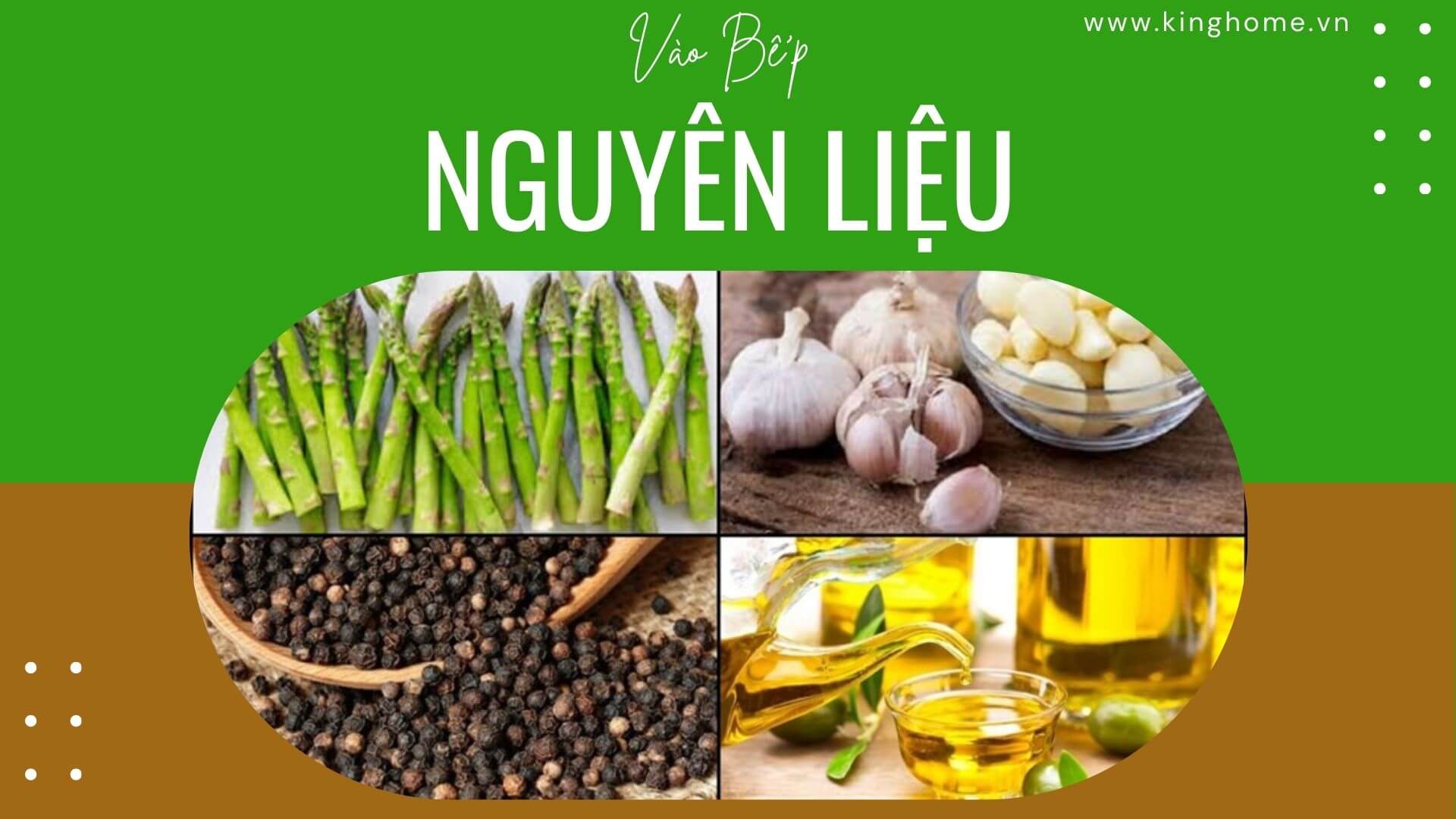 Chế biến Măng tây nướng tỏi