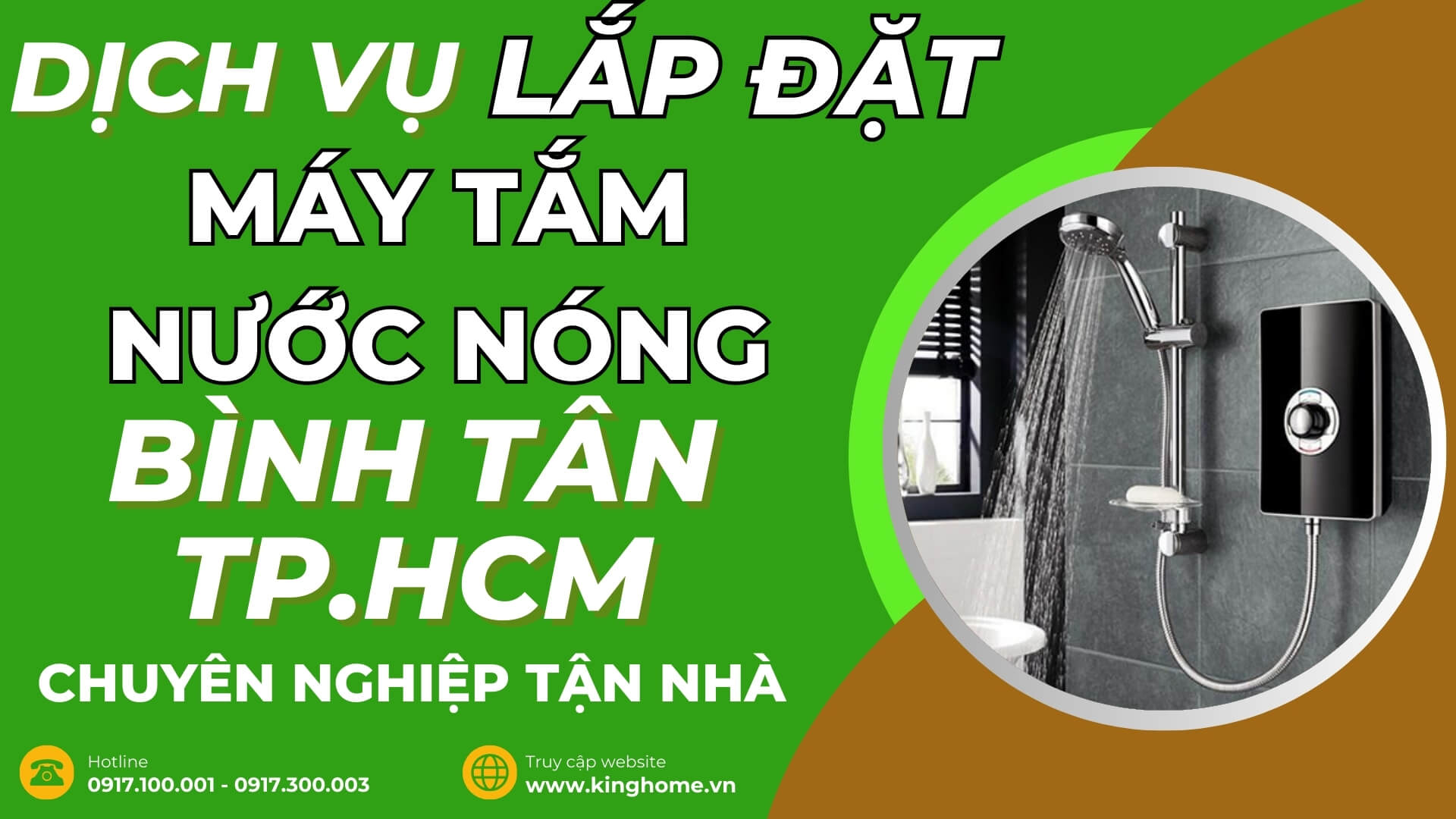 Dịch vụ lắp đặt máy tắm nước nóng ở đâu tại Quận Bình Tân TPHCM chuyên nghiệp tận nhà