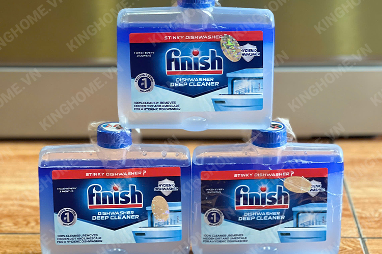 Dung dịch vệ sinh máy rửa bát Finish 250ml - Dạng dẹp