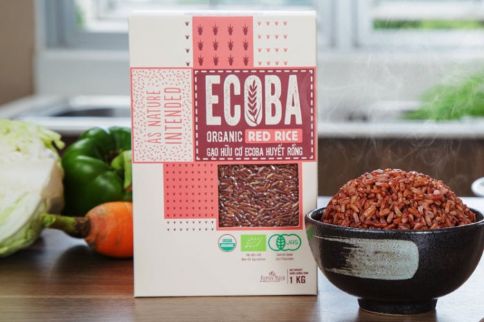 Gạo lứt hữu cơ Ecoba cao cấp