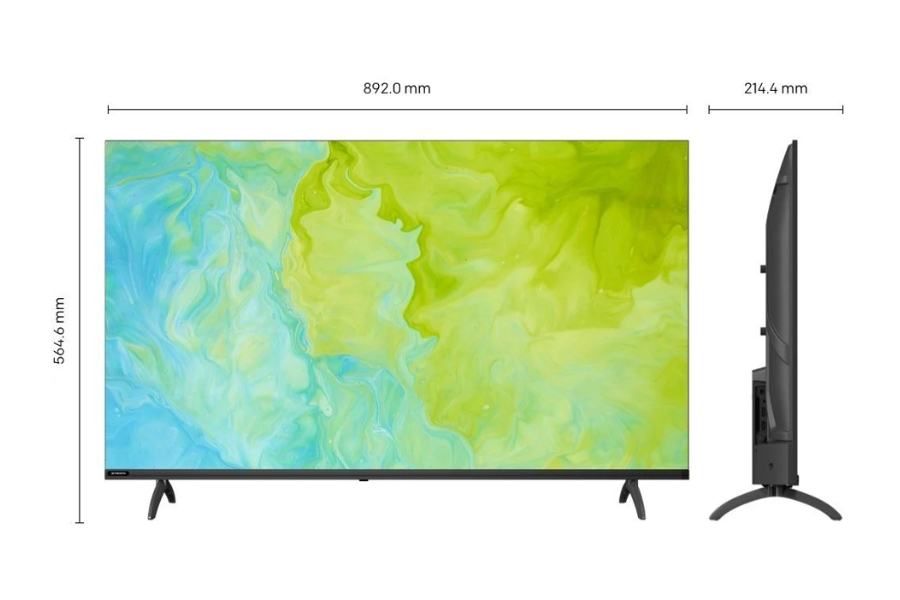 Kích thước Google Tivi Coocaa Full HD 40 inch 40Z73