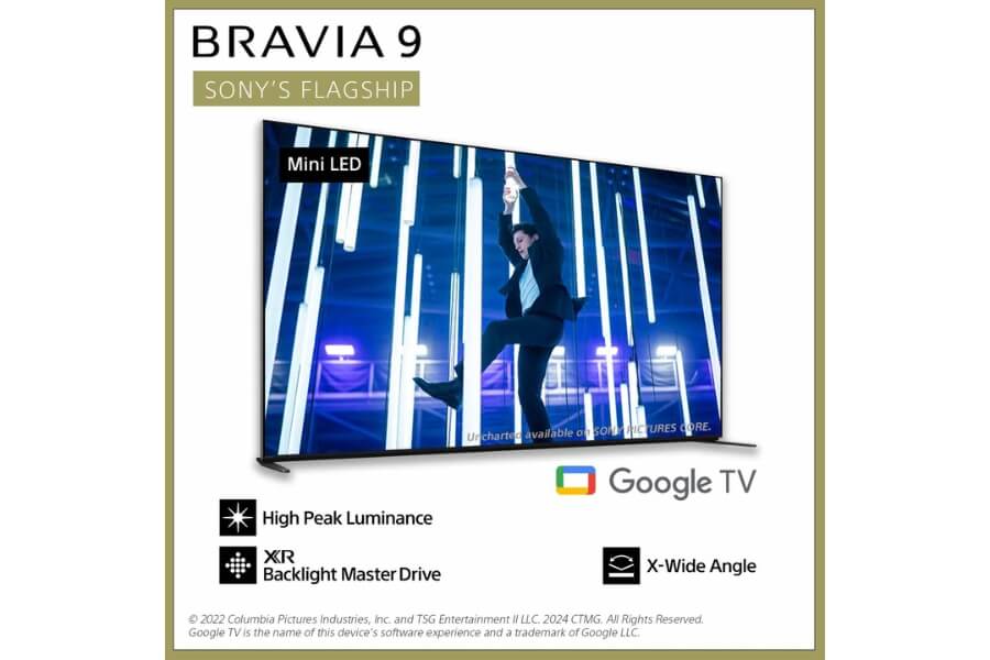 Google Tivi QLED Mini LED Sony 4K 75 inch K-75XR90