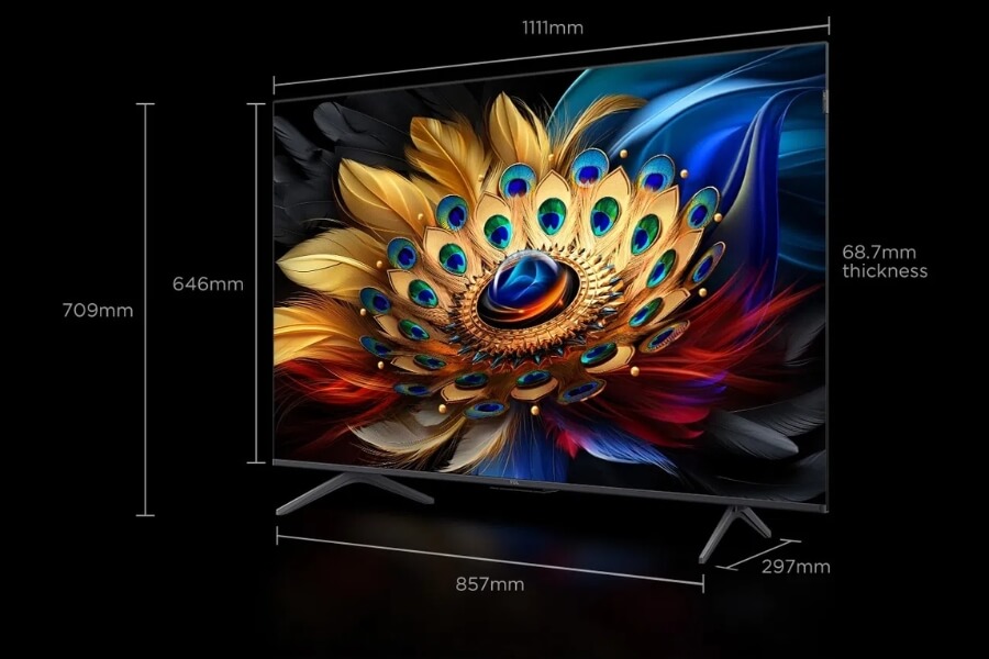 Google Tivi QLED TCL 4K 50 inch 50C655