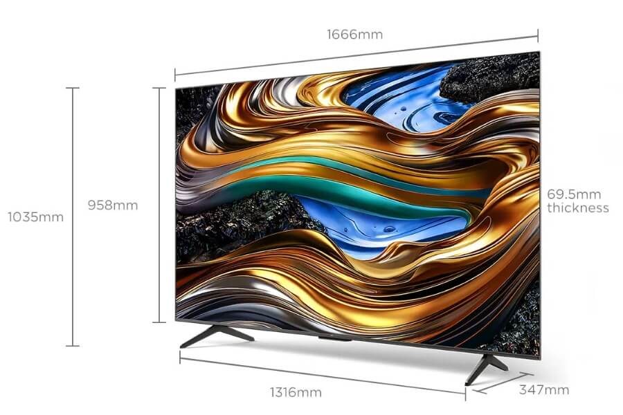 Google Tivi TCL 4K 75 inch 75P79B PRO