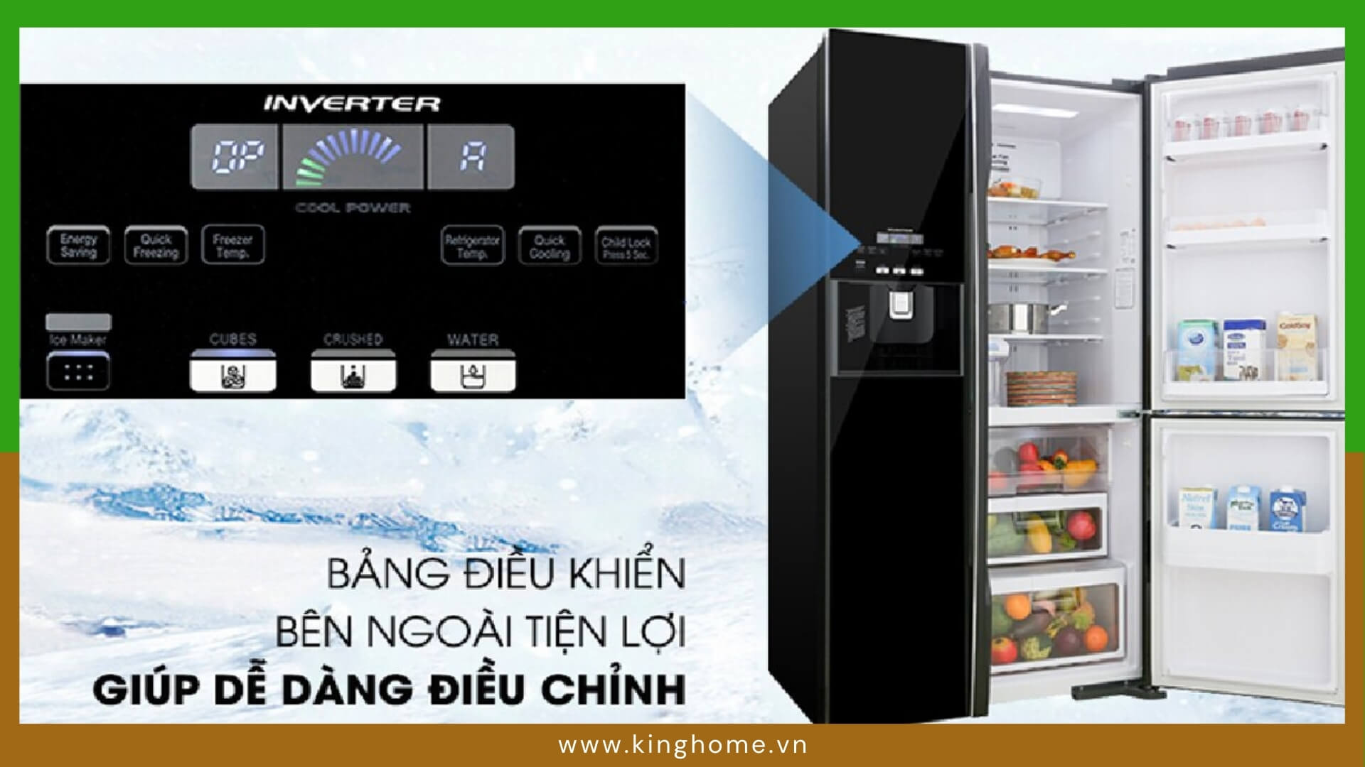 Cách sử dụng tủ lạnh Hitachi Inverter