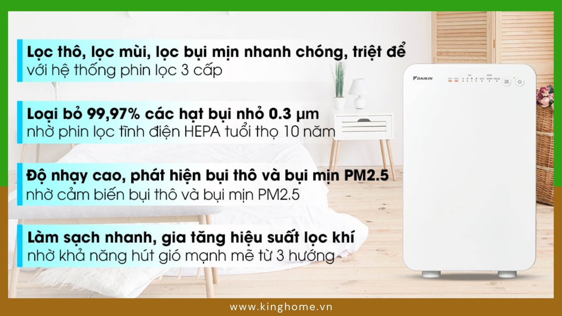 Tại sao nên vệ sinh máy lọc không khí Daikin?