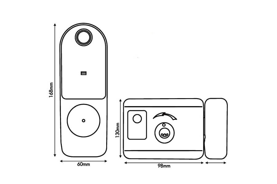 Khóa cửa cổng Kassler KL-579 I App Remote
