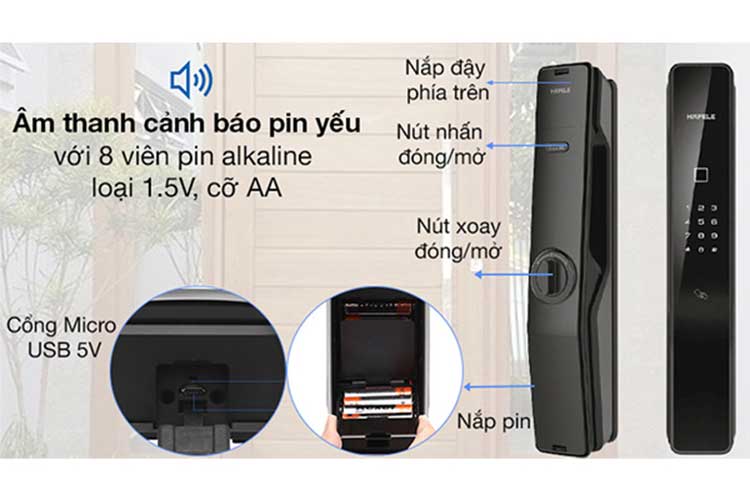 Khóa điện tử PP9000 Hafele 912.20.293