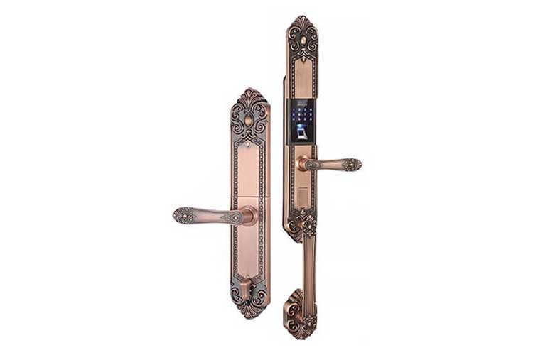 Khóa đại sảnh điện tử Hubert HB DS77 COPPER