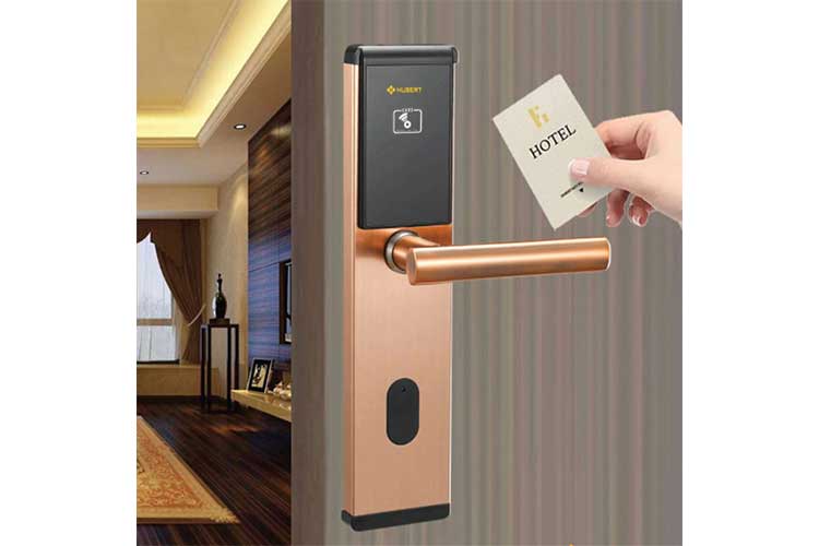 Khóa khách sạn điện tử Hubert HB KSCG77 COPPER