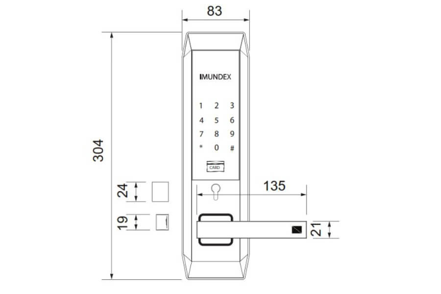 Khóa điện tử Imundex 613.41.203