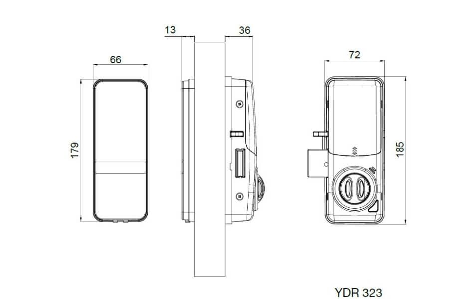 Khóa điện tử Yale YDR323