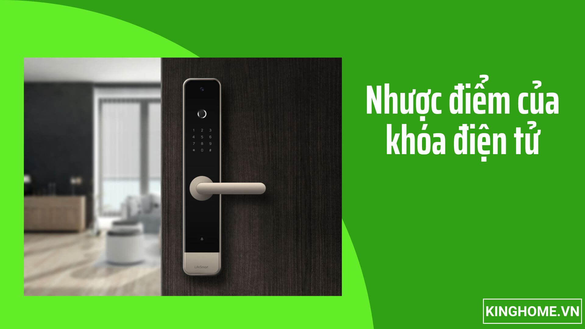 Nhược điểm của khóa điện tử