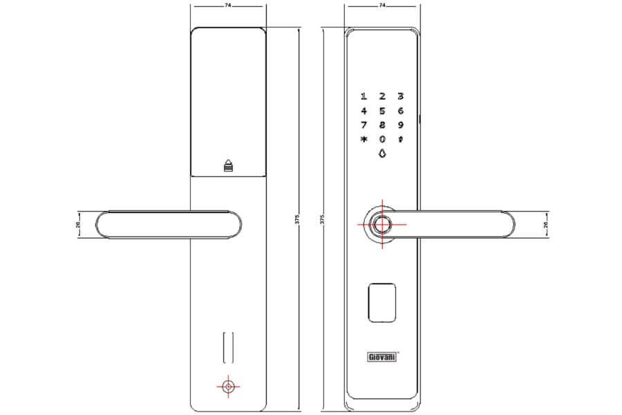 Khóa thông minh Giovani GSL-168G