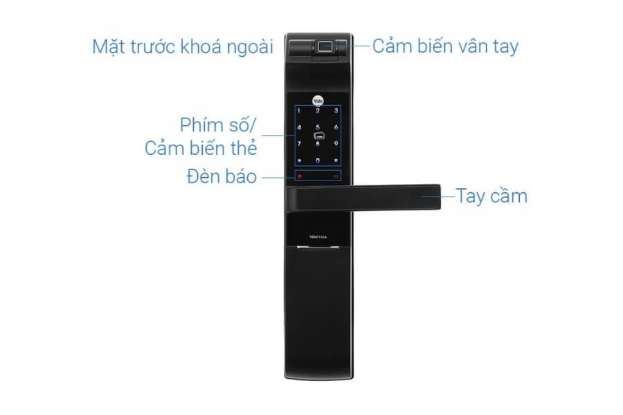 Khóa vân tay Yale YDM7116A MB