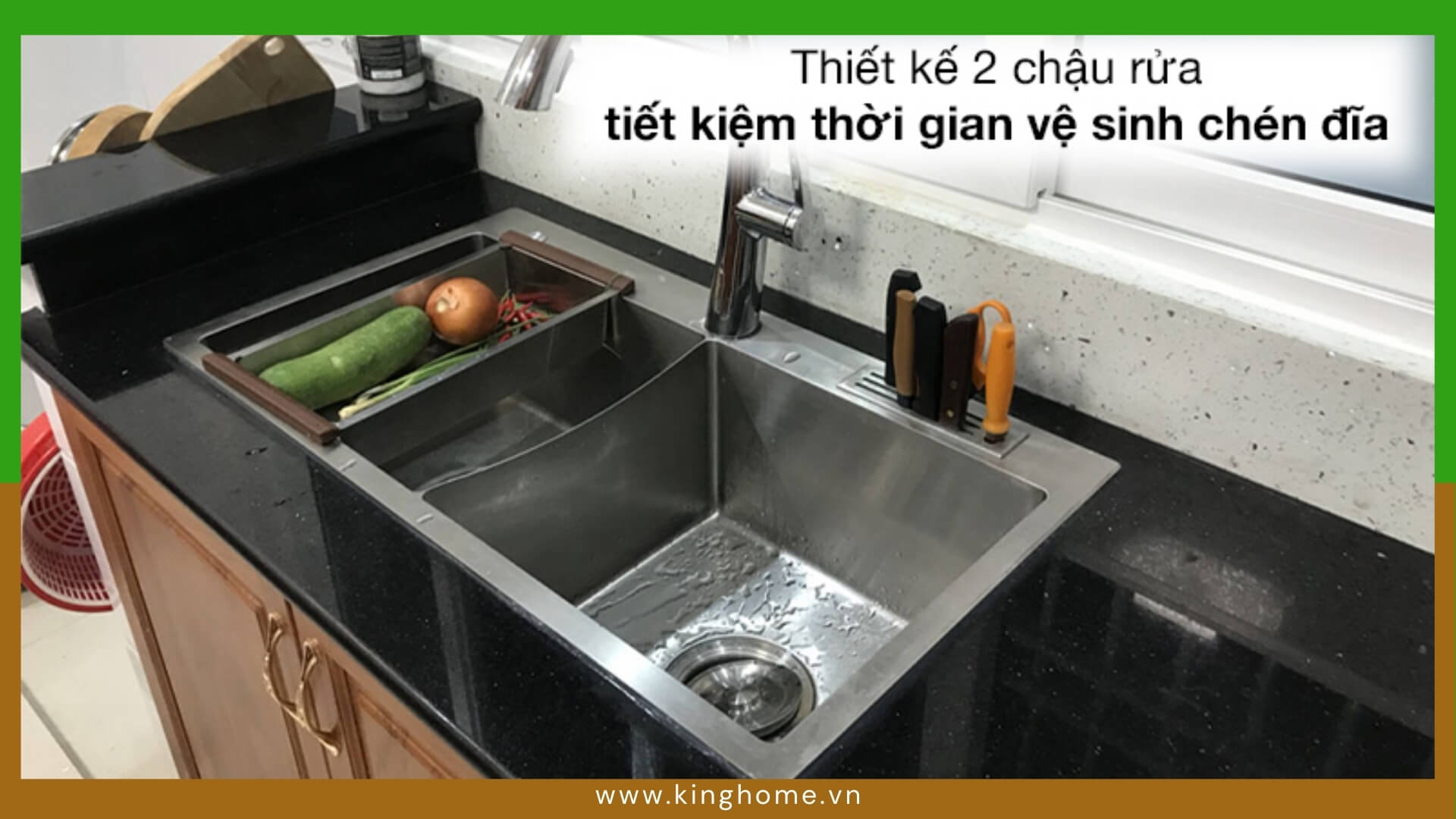 Chọn chậu rửa chén theo mức độ sử dụng