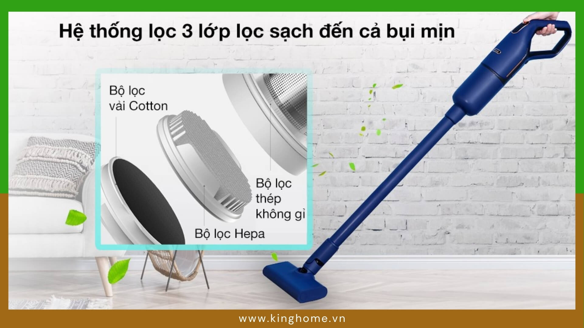 Các loại bộ lọc của máy hút bụi