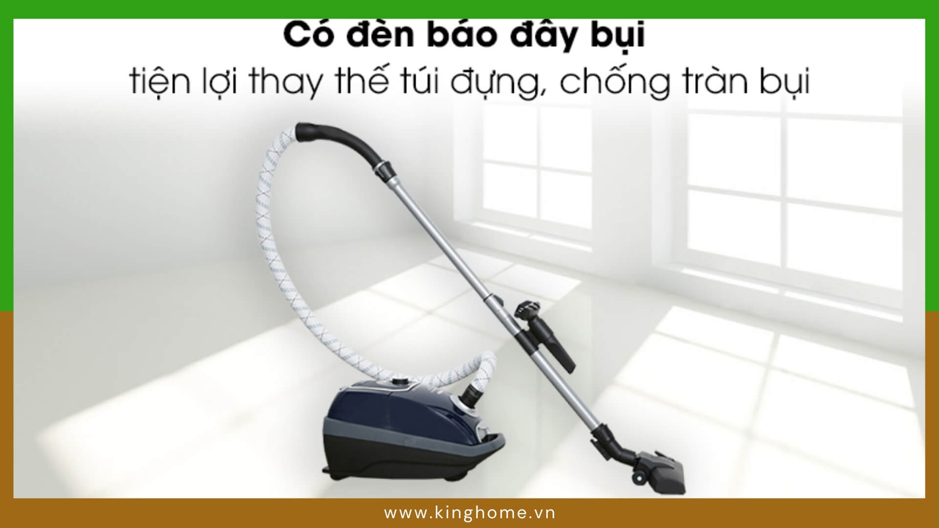 Chọn máy có công suất điện năng thấp, công suất hút cao