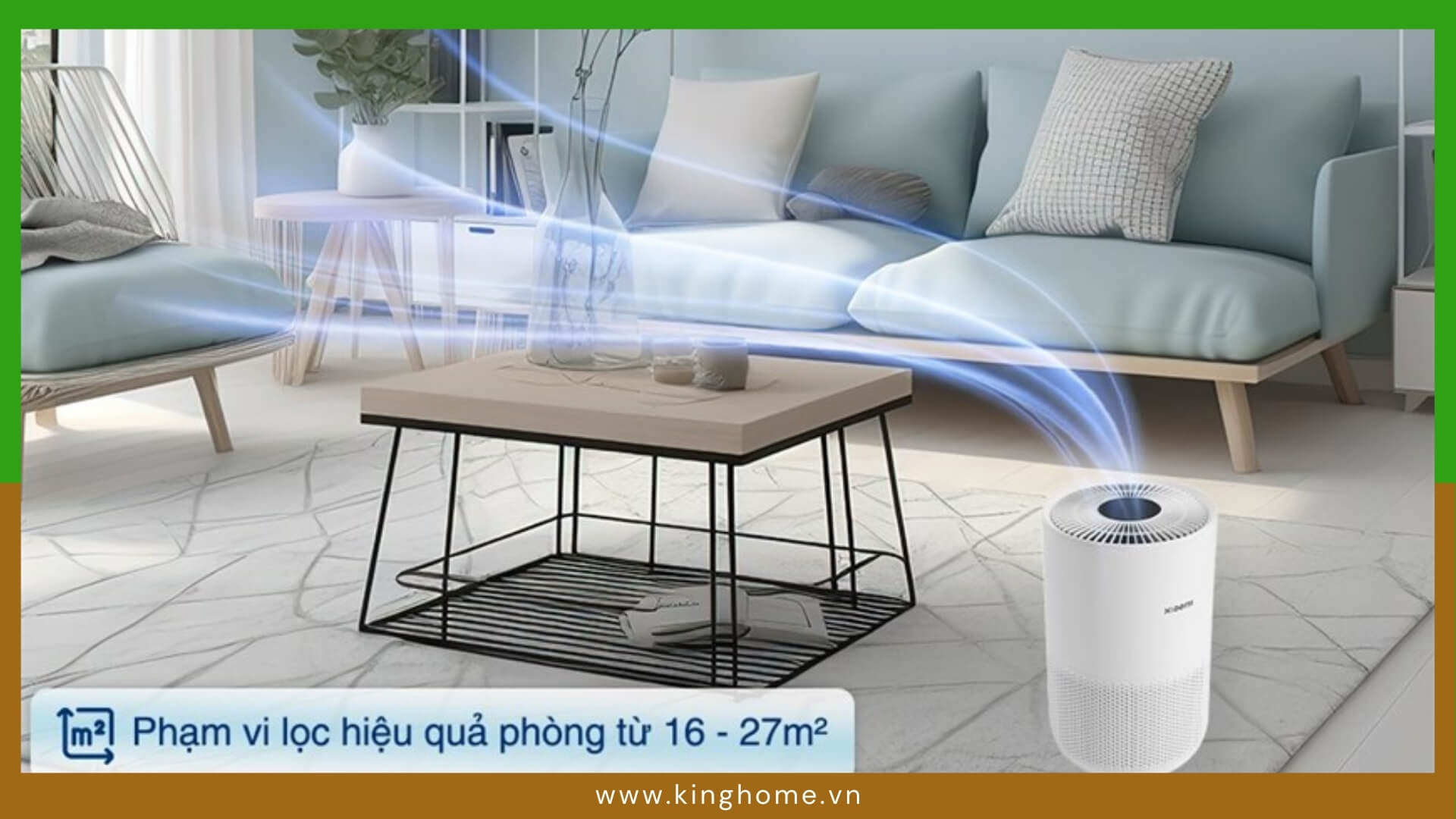 Mua máy lọc không khí theo diện tích phòng