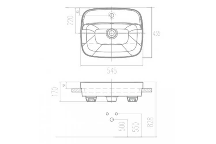 Lavabo để bàn American Standard VF-0320