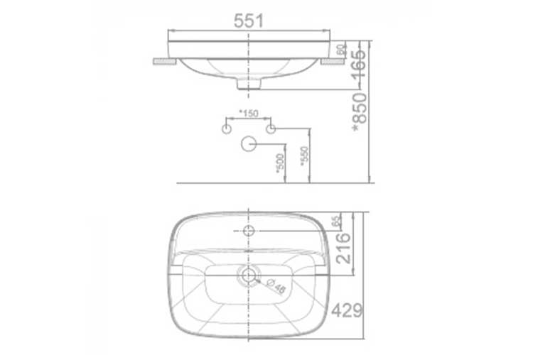 Lavabo để bàn American Standard VF-0420