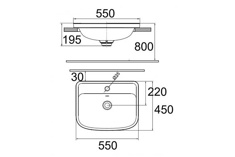 Lavabo để bàn American Standard VF-0462