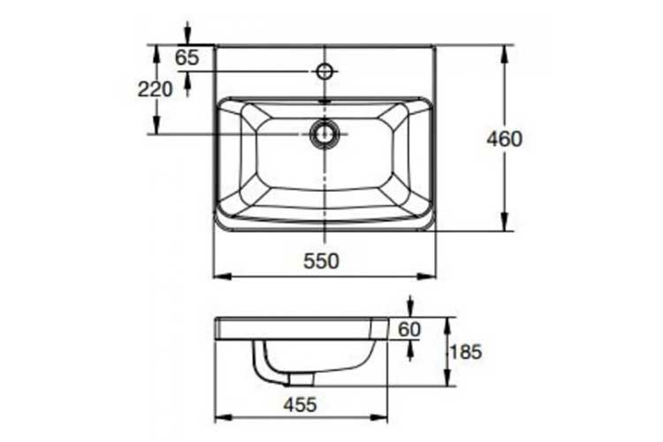 Lavabo để bàn American Standard WP-F417