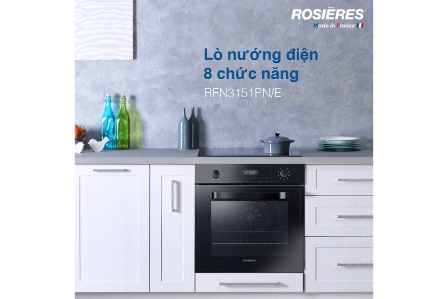 Lò nướng âm tủ 8 chức năng Rosieres RFN3151PN/E