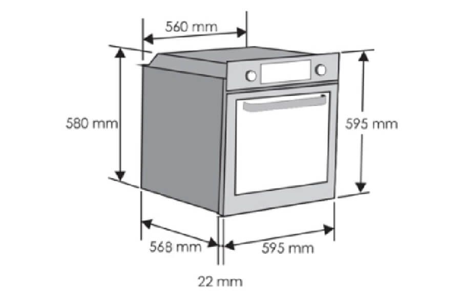 Lò nướng âm tủ 8 chức năng Rosieres RFN3151PN/E