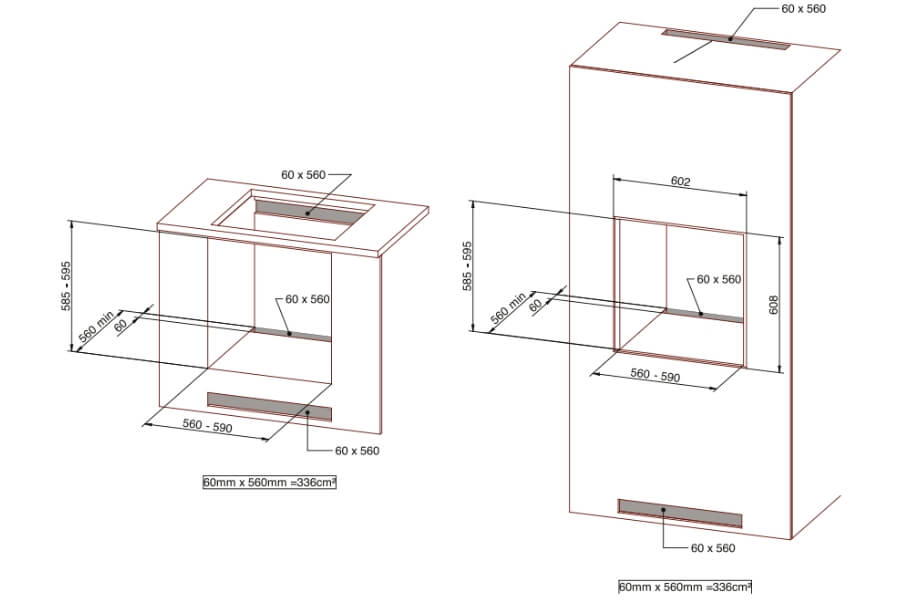 Lò nướng âm tủ Bertazzoni F6011MODELC