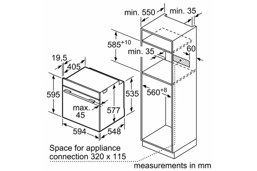 Lò nướng Bosch HBG7341B1