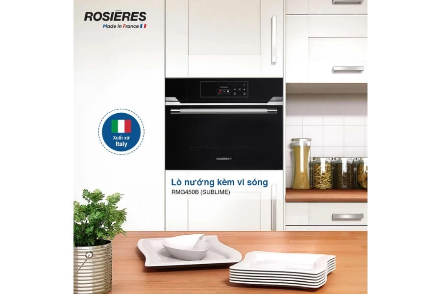 Lò nướng kết hợp vi sóng Rosieres RMG450B