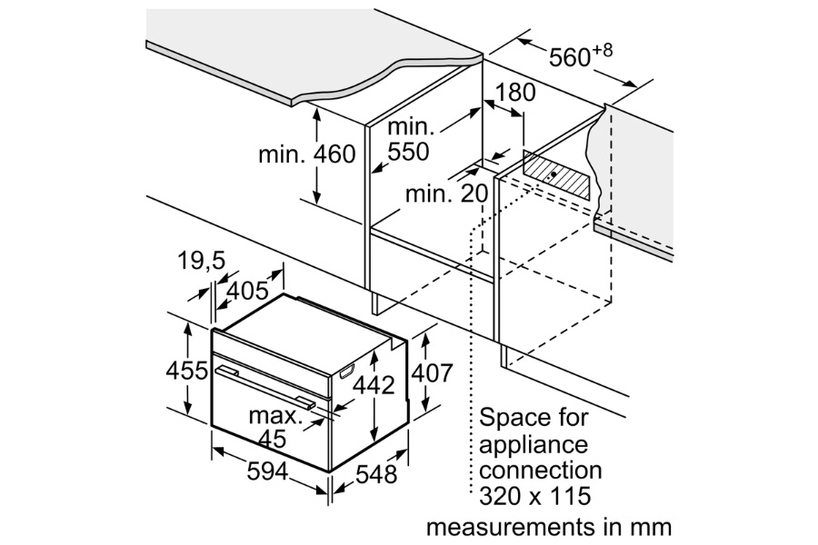 Lò vi sóng kết hợp nướng Bosch CMG7361B1