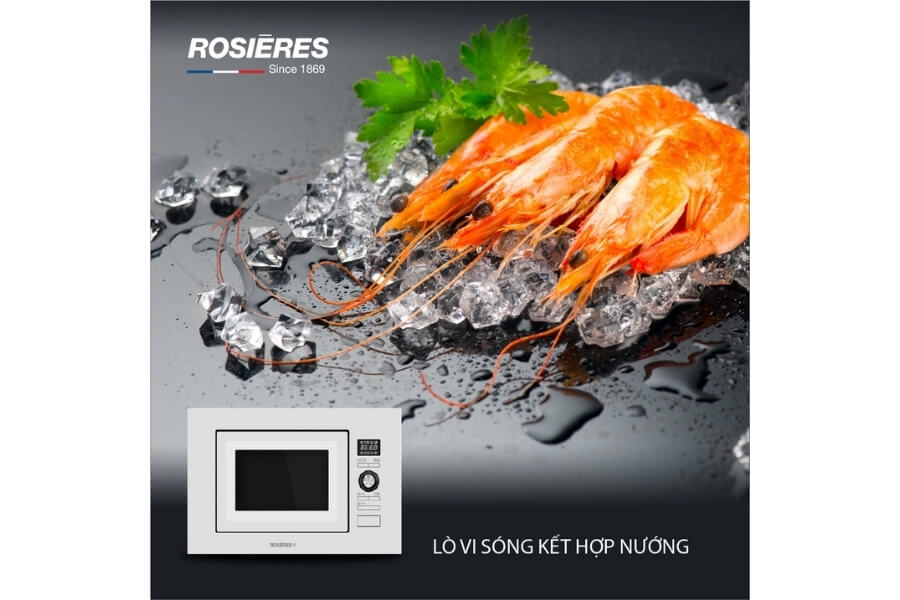 Lò vi sóng kết hợp nướng Rosieres RMG20/1RB