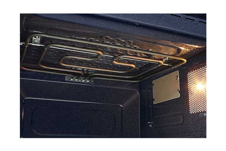 Lò vi sóng kết hợp nướng Samsung Bespoke MC35R8088LE/SV - Mặt kính trắng