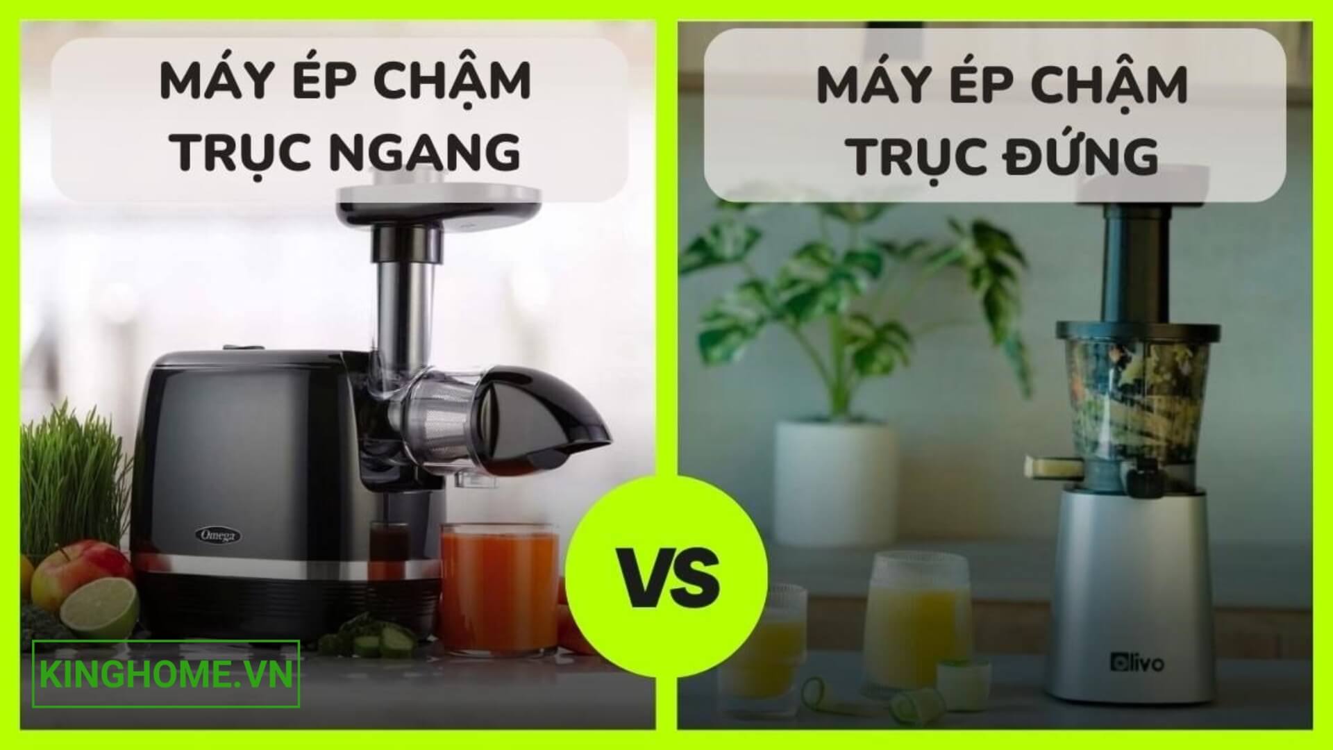 Các 2 loại máy ép chậm