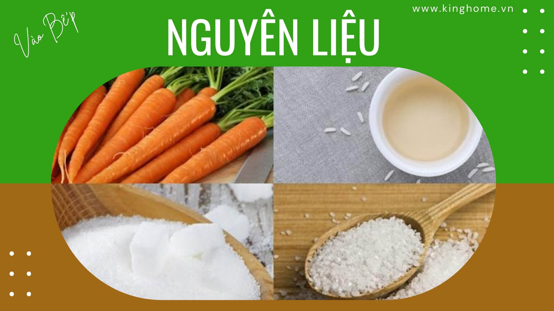 Nguyên liệu Mứt cà rốt dẻo